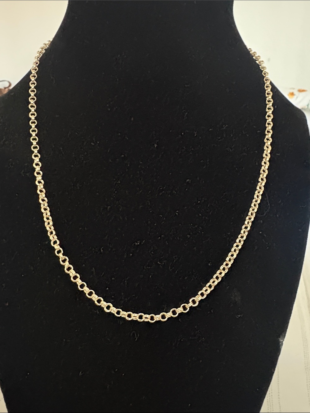 Delicate Gold Loop Chain Necklace for Women